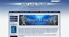 Desktop Screenshot of justlikesilver.com