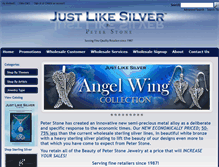 Tablet Screenshot of justlikesilver.com